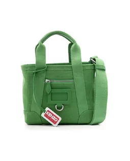 Torebki damskie - KENZO Zielona torebka na ramię Small z logo - grafika 1