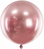 Balony i akcesoria - Balon olbrzym 60 cm średnicy - Glossy różowe złoto - miniaturka - grafika 1