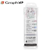 Etui na długopisy i pióra - Zestaw 4 cienkich kolorowych linerów firmy Graph'It - miniaturka - grafika 1