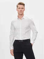 Koszule męskie - Calvin Klein Koszula K10K112298 Biały Slim Fit - miniaturka - grafika 1