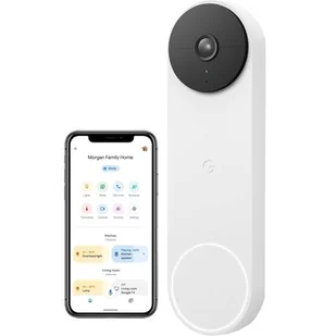 Google Wideodzwonek do drzwi Google Nest Doorbell Biały - Systemy inteligentnych domów - miniaturka - grafika 1
