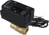 Zawory i kraniki - Afriso Zawór kulowy dwudrogowy z siłownikiem BEV, DN20, Rp3/4", Kvs 45 m3/h, 230 V AC, NC 9021200 - miniaturka - grafika 1