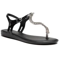 Sandały damskie - Melissa Sandały Solar + Bo.Bo Ad 33283 Black/Silver 50545 - miniaturka - grafika 1