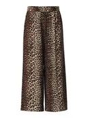 Spodnie damskie - Pieces Kuloty "Nya" w kolorze brązowo-beżowym - miniaturka - grafika 1