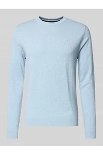 Sweter z dzianiny o kroju regular fit z czystej bawełny - Tom Tailor - Swetry męskie - miniaturka - grafika 1