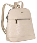 Plecaki - Mały plecak damski ze skóry ekologicznej — David Jones - miniaturka - grafika 1