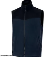 Kamizelki męskie - GILLI - CIEPŁA POLAROWA KAMIZELKA POLIESTER 280 g/m2 - Ciemnoszary-czarny 3XL - miniaturka - grafika 1