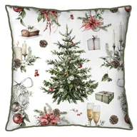 Pozostałe akcesoria świąteczne - Poszewka na poduszkę świąteczna choinka 45 x 45 cm - miniaturka - grafika 1