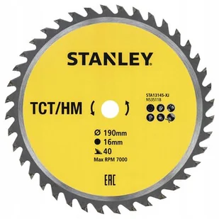 Stanley Piła Spiekowa 190x16mm z-40 STA13145 - Tarcze do pił - miniaturka - grafika 1