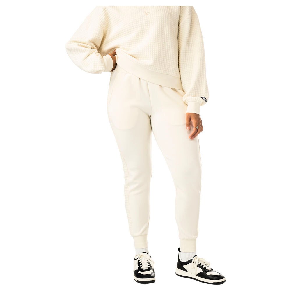 Spodnie damskie Bauer Quilted Fleece Jogger Women Cream XS