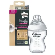 Butelki dla niemowląt - Tommee Tippee Closer to Nature Butelka do karmienia 260ml 0m+ 3 szt. - miniaturka - grafika 1