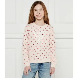 Guess Bluza Regular Fit - Bluzy dla dziewczynek - miniaturka - grafika 1