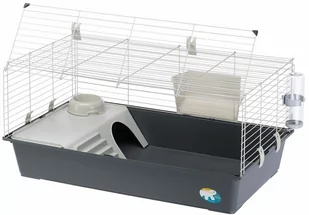 Ferplast Rabbit 100 klatka dla królików i świnek - Szara kuweta, dł. x szer. x wys.: 95 x 57 x 46 cm Dostawa GRATIS! - Klatki dla gryzoni - miniaturka - grafika 1