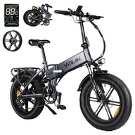 Rowery elektryczne - Vitilan V3 2 0 Electric Bike 750W Motor 48V 13Ah Battery 26*4 0-inch CST Fat Tires 45km/h Max Speed 73km Range Hydraulic - miniaturka - grafika 1