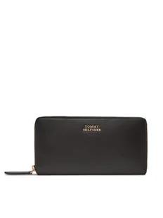 Tommy Hilfiger Duży Portfel Męski Th Leather Slg Lrg Za AW0AW17498 Czarny - Portfele - miniaturka - grafika 1