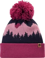 Czapki damskie - Dziecięca czapka zimowa z pomponem Hi-tec Rogne Junior - miniaturka - grafika 1