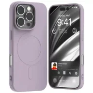 Etui i futerały do telefonów - Etui Mercury MagSafe Semi-Silicone do iPhone 16 Pro 6,3" Liliowy Fiolet - miniaturka - grafika 1