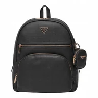 Plecaki - Guess Plecak Damski Power Play Large Tech Backpack Czarny - miniaturka - grafika 1