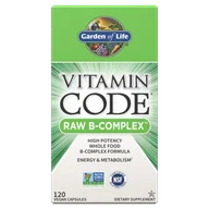 Witaminy i minerały - GARDEN OF LIFE GARDEN OF LIFE Vitamin Code Raw B-Complex 120vegcaps - miniaturka - grafika 1