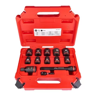 Milwaukee zestaw nasadek udarowych 1/2'' 13 elementów Shockwave w walizce 4932480456 - Klucze i nasadki - miniaturka - grafika 1