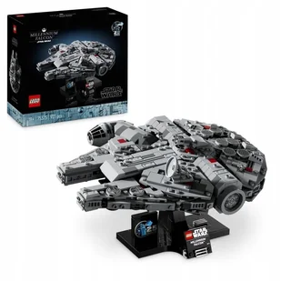 LEGO STAR WARS - Gwiezdne Wojny Statek kosmiczny Sokół Millennium Millennium Falcon LEGO PREZENT DLA CHŁOPCA - Klocki - miniaturka - grafika 1