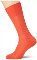 Skarpetki damskie - FALKE No. 10 Czysta Bawełna Przędza Szkocji Cienkie Jednolite Skarpety, Czerwone (Pomarańczowy 8655), 39-40 Męskie, Czerwony (Pomarańczowy 8655), 39/40 EU - miniaturka - grafika 1