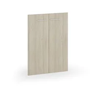 Inne meble biurowe - Drzwi skrzydłowe PRIMO, para, wysokość 1042 mm, dąb naturalny - miniaturka - grafika 1