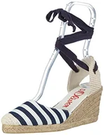 Espadryle damskie - s.Oliver 28334 Espadryle damskie, niebieski granatowy biały 846, 40 EU - miniaturka - grafika 1