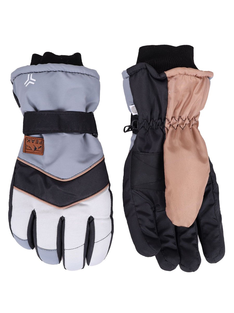 Rękawiczki narciarskie męskie pięciopalczaste PEAK XL-XXL YOCLUB