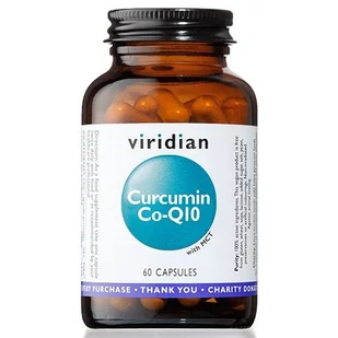 Viridian Kurkumin + Koenzym q10 100mg z MCT (60 kap) - Suplementy naturalne - miniaturka - grafika 1