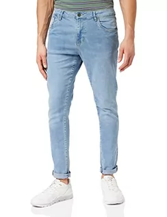 Spodenki męskie - Urban Classics męskie spodnie jeansowe o kroju slim fit - grafika 1