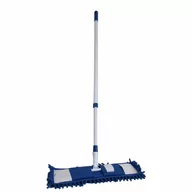 Miotły, szufle, mopy - Mop Duo Szenilowy Niebieski Z Drążkiem Teleskopowym F... - miniaturka - grafika 1