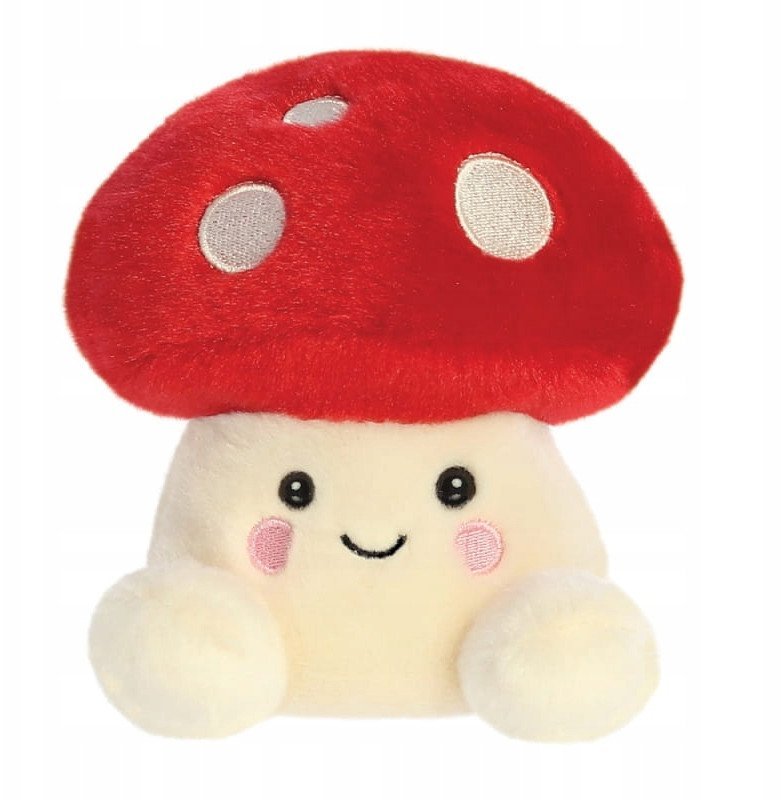 AURORA Palm Pals plush toy, Amanita Mushroom, 12 cm