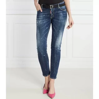 Spodnie damskie - Dsquared2 Jeansy DARK MOLDY WASH MEDIUM WAIST JENNIFER | Skinny fit - grafika 1