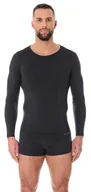 Koszulki męskie - Brubeck, Koszulka męska z długim rękawem, Comfort Wool, rozmiar XL - miniaturka - grafika 1