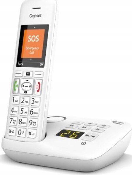 Siemens Gigaset E390A wireless telephone S30852-H2928-C102 white