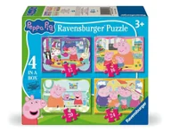 Puzzle - Puzzle dla dzieci 2D: Rodzinne chwile Peppy 4w1 Ravensburger - puzzle - miniaturka - grafika 1