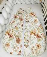 Śpiworki dla dzieci - Śpiworek do spania dla niemowlaków „Vintage blumen" Bawełna premium 1 tog - miniaturka - grafika 1