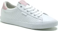 Trampki damskie - Skórzane tenisówki damskie BIG STAR HH274073 biało-różowe 41 - miniaturka - grafika 1