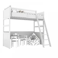 Łóżka dla dzieci i młodzieży - Łóżko na antresoli z drabinką SIMONE S4D - miniaturka - grafika 1