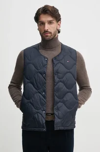 Tommy Hilfiger bezrękawnik puchowy męski kolor granatowy przejściowy MW0MW36583 - Kamizelki męskie - miniaturka - grafika 1