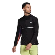 Kurtki i kamizelki sportowe męskie - Kurtka męska adidas Own The Run Colorblock Jacket Black XL - miniaturka - grafika 1