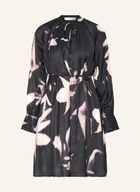 Sukienki - Selected Sukienka Satynowa Slfribelle schwarz - miniaturka - grafika 1