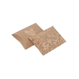 Pudełka Pillow 15X13,5 Cm, Gałązka Sosny, 2 Szt. Dpcraft - Opakowania i torebki na prezenty - miniaturka - grafika 1