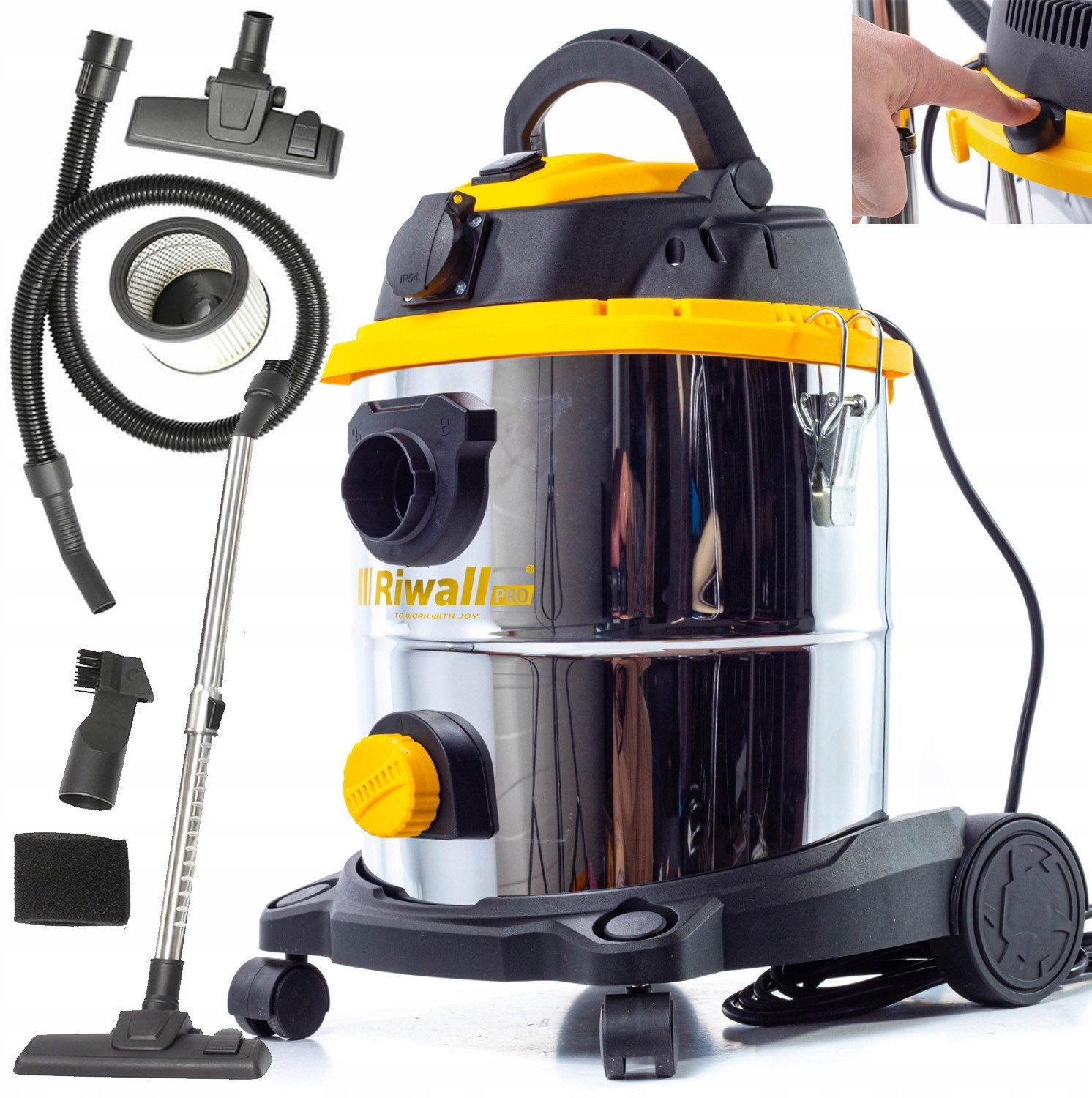 Riwall Odkurzacz industrialny ZYGA 2.0 rha-01