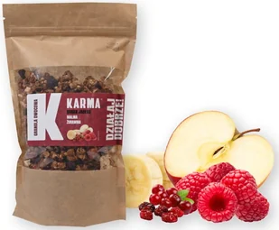 Karma Bars Granola owocowa - banan, jabłko, malina, żurawina 400 g - Płatki śniadaniowe i musli - miniaturka - grafika 1