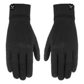 Rękawiczki - Rękawiczki unisex Salewa CRISTALLO LINER czarne 00-0000028214_0910 - miniaturka - grafika 1