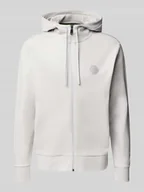 Bluzy męskie - Bluza rozpinana o kroju regular fit z mieszanki bawełny - miniaturka - grafika 1