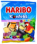 Żelki - Haribo, żelki owocowe Konfekt Bunt, mix smaków z lukrecją, 175g - miniaturka - grafika 1