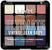 Cienie do powiek - NYX Professional Makeup - ULTIMATE - SHADOW PALETTE - Paleta 16 cieni do powiek - 02 VINTAGE JEAN BABY - 16 x 0,8 g - miniaturka - grafika 1